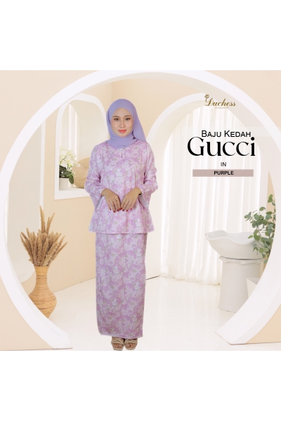 BAJU KEDAH GUCCI - PURPLE